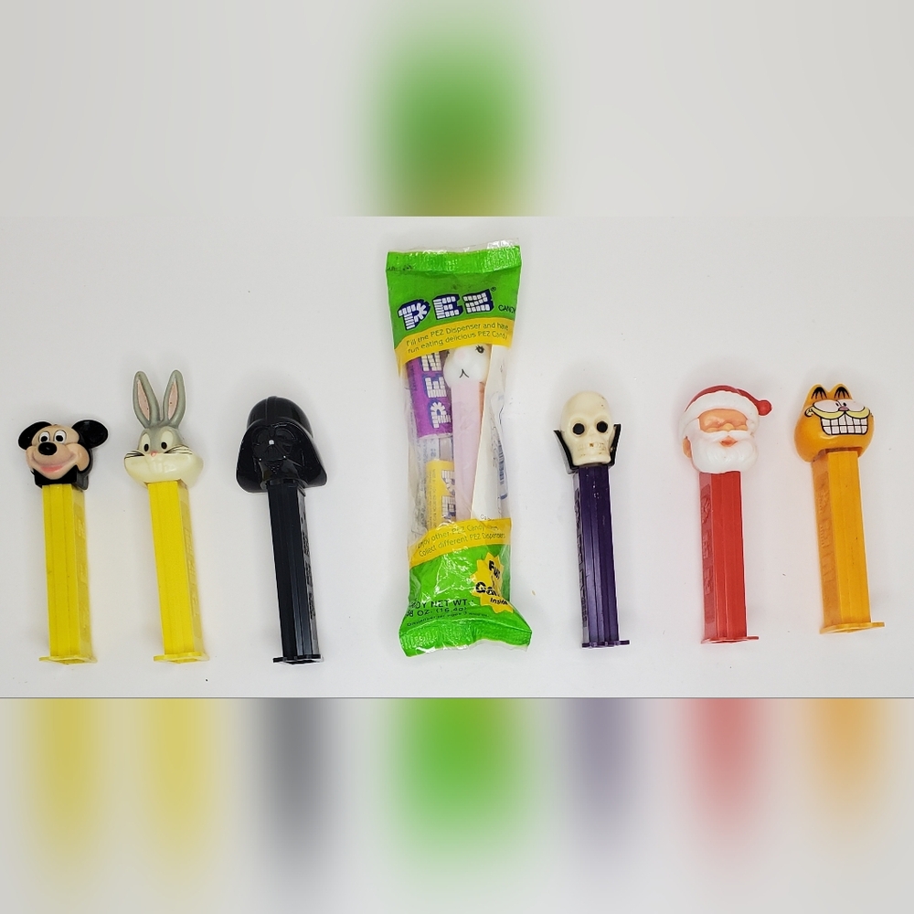 Assorted Character PEZ Dispensers - Lot Of 7 Unique